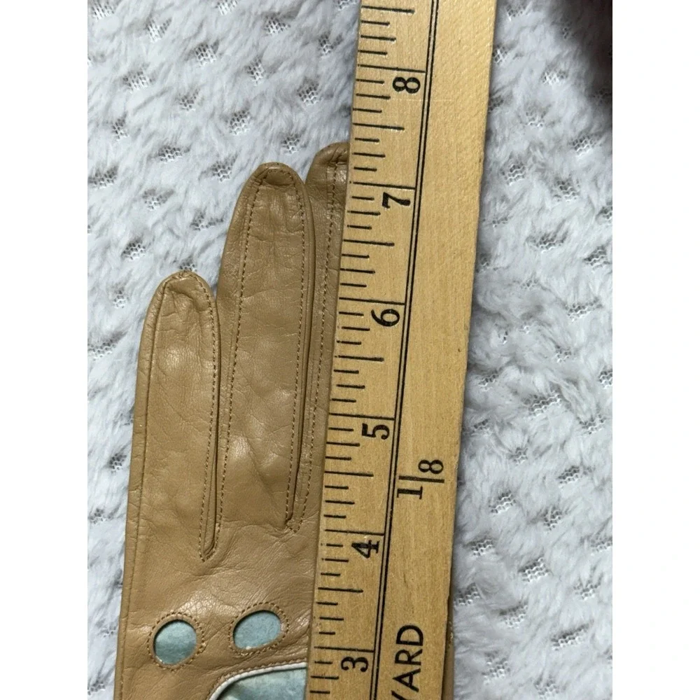 Vintage Leather Driving Gloves Size 6 NOS